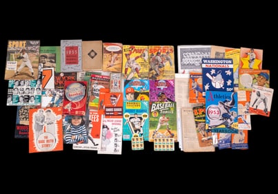 20th C. MLB Comics, Books, Programs, & Ephemera
