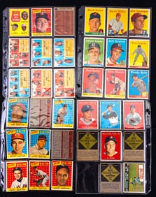 MLB 1950s & Early 1960s Topps Trading Cards (55)