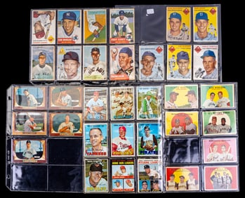 MLB 1950s Topps & Bowman Trading Cards (54)