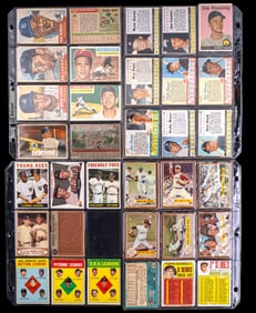 MLB 1950s & Early 1960s Topps & Post Cards (60)