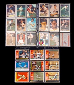MLB 1950s/60s Topps Trading Cards (50)