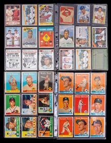 MLB 1950s/60s Topps Baseball Trading Cards (57)