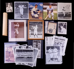 Spud Chandler & More Signed Yankees Photos, Others