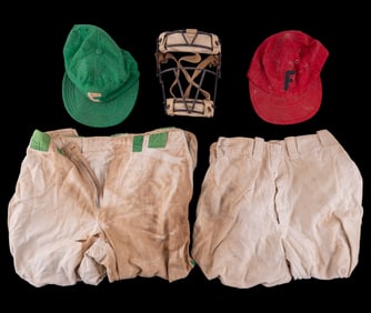 Vintage Little League Uniforms & Catchers Mask