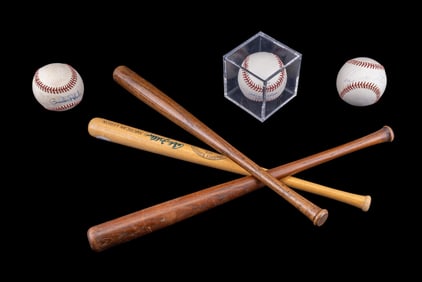 Signed Baseballs, Bats w/ B. Robinson, Hopp, Enos