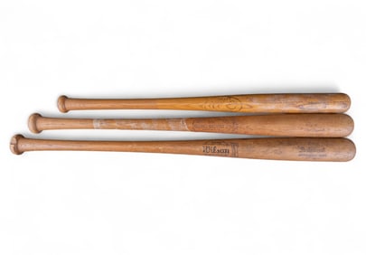 Mickey Mantle Louisville Slugger (2) & Wilson Bats