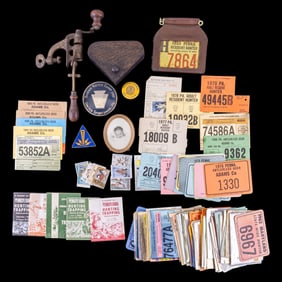 70 Hunting Tags PA + Sugar Notch Camp Plaque