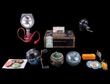 Early Fishing Licenses, Lures, Spotlight, Etc.