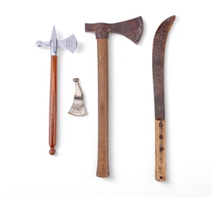 Sachem Halberd Axe, Tomahawk, & IORM Head, & Knife