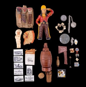 Native American Coin Bank, Figurines, & More