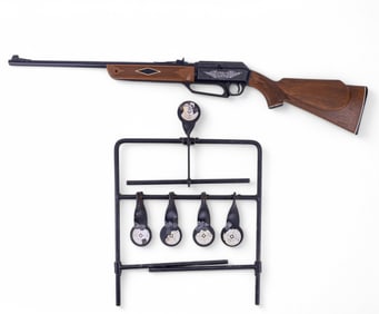 Daisy Powerline BB Gun w/ 1/2 Full BB Box & target