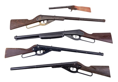 Four Daisy BB Guns & Another Daisy Toy Gun