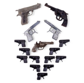 Various Mid 20th C Cap Guns / Toy Pistols