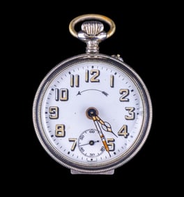 Gebruder-Thiel Alarm Pocket Watch / German