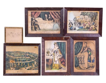 Early Lithographic Prints including Currier