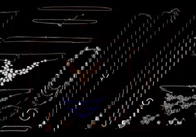 Gold Tone Statement, Stone, & More Jewelry