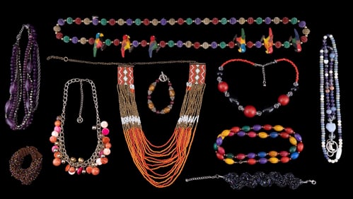 Natural Stone, Beaded & More Costume Jewelry