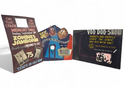 Vintage Stage Show Signs (3)