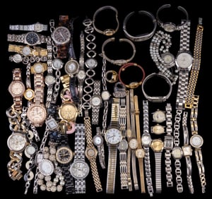 50 Vintage, Ladies, Collectible Watches