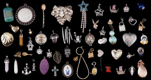 Pins, Broaches, Pendants, Charms