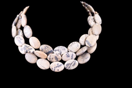 Natural Stone Sterling Necklace