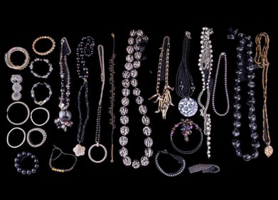Rhinestone, Black Onyx Themed & Other Jewelry