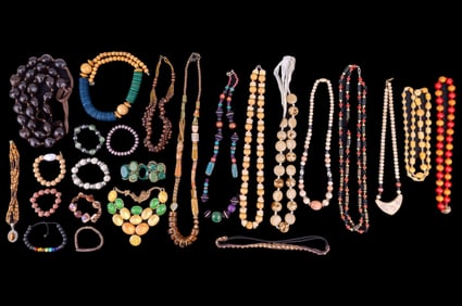 Earth-Tone Beaded and Natural Stone Jewelry