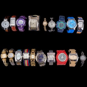 Various Standing Watch Lot, Geneva & More