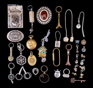 Key Chains, Belt Buckle, Pedants, Pocket Watch