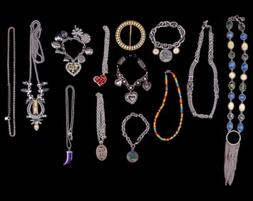 Sterling, Rhinestone & Other Jewelry