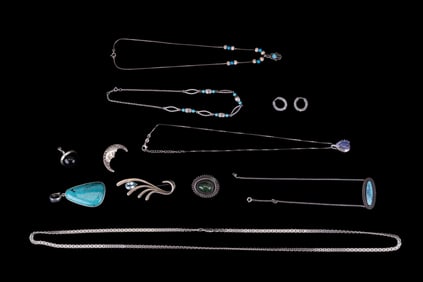 Sterling Silver Ahoroni, Turquoise, Opal Jewelry