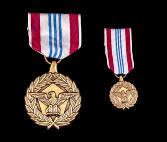 USA Military Medal / Bar on Ribbon w/OB
