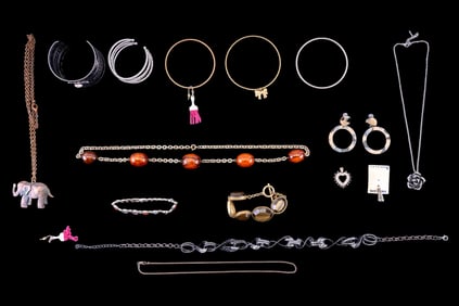 Jewelry Collection Featuring Sterling Silver Chain