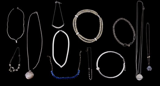 Vintage Silver Tone Necklaces