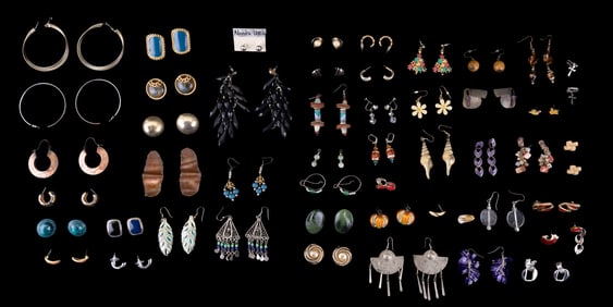 Costume Earrings (48 pairs)