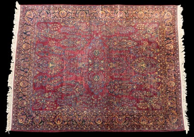 Semi-Antique Persian Sarouk Large Rug