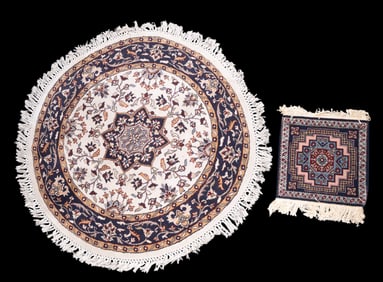 Contemporary Circle Rug & Hand-Made Small Rug