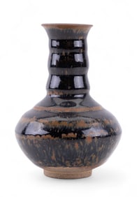 Chinese Jian Ware Style Tianqiuping Globular Vase