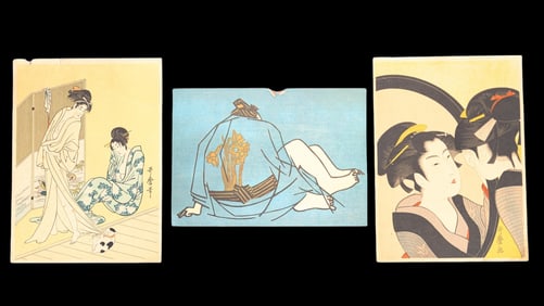 Vintage Erotic Japanese Prints