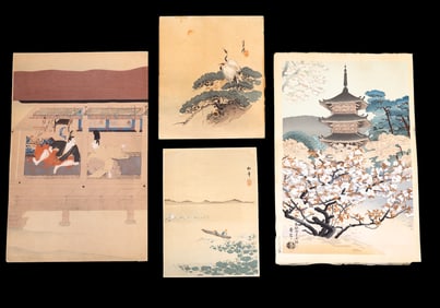 Japanese Wood Block Prints (4)