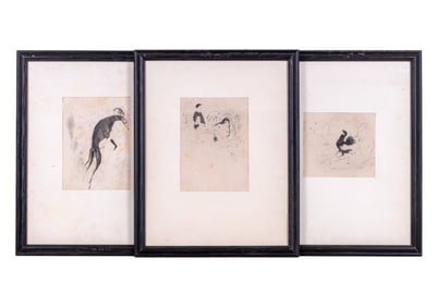Framed Erotica Prints (3)