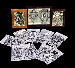 R.D. Bissett (Am, 20th C) Drawings