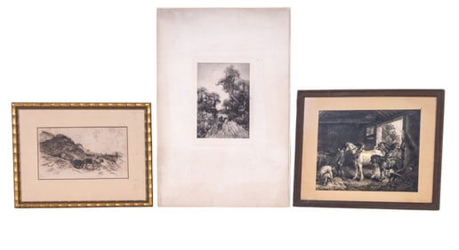Early Barbizon Lithographs
