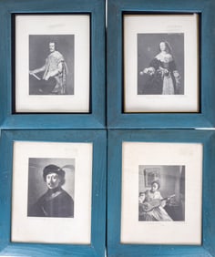 Early 20th C Timothy Cole Lithographic Prints (4)