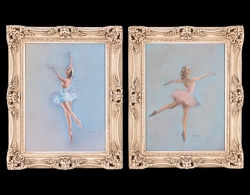 Faye Hurley Pastel Ballerina Drawings (2)