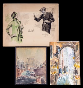 Cityscape and Portrait Watercolor (3)