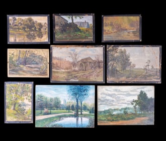 Oil on Canvas Landscape Studies