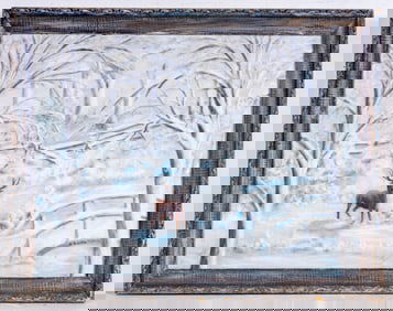 Framed Oil on Canvas