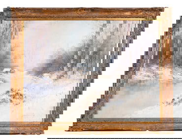 Large Framed Oil on Canvas