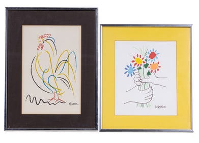 Framed Prints After Picasso (2)